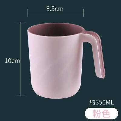 简约洗漱口杯家用刷牙杯子牙桶创意可爱牙缸杯套装情侣牙刷杯 三维工匠 北欧浅蓝洗漱杯
