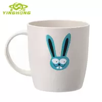 小麦卡通漱口杯子儿童情侣牙刷杯创意宝宝刷牙杯洗漱杯可爱牙缸杯 三维工匠 粉色
