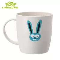 小麦卡通漱口杯子儿童情侣牙刷杯创意宝宝刷牙杯洗漱杯可爱牙缸杯 三维工匠 米色