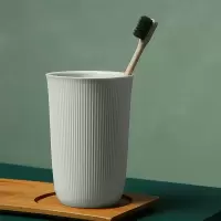 漱口杯家用北欧简约牙杯情侣杯子刷牙杯口杯牙刷洗漱杯牙刷杯牙缸 三维工匠 雾海蓝