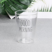 简约洗漱口杯家用刷牙杯子创意ins风涑牙缸杯套装一对情侣牙刷杯 三维工匠 带柄2个装(黑色+黑色logo)洗漱杯