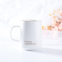 牙刷杯情侣漱口杯陶瓷一对家用刷牙杯子创意洗漱杯套装简约牙缸杯 三维工匠 大肚小白杯