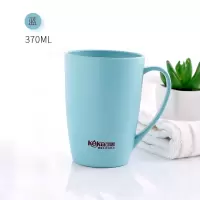 牙杯女学生宿舍创意简约漱口杯子可爱韩版潮流洗漱小麦秸秆刷牙杯 三维工匠 活力粉[第二件半价还送1对牙刷]洗漱杯