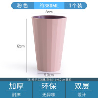家用刷牙杯子简约洗漱口杯创意可爱牙缸套装男女情侣牙刷杯 三维工匠 北欧浅蓝+北欧粉+北欧灰洗漱杯