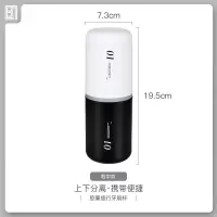 漱口杯情侣刷牙杯牙刷杯洗漱杯套装牙杯简约家用口杯牙缸杯ins风 三维工匠 黑白01款