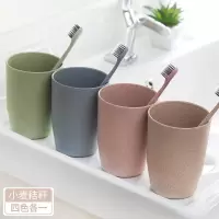 刷牙杯卡通牙缸可爱漱口杯子洗漱家用情侣牙刷杯创意简约韩国欧式 三维工匠 情侣漱口杯黑色+粉色洗漱杯