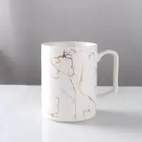 牙杯ins风简约家用洗漱杯套装组合北欧牙刷杯情侣家庭创意漱口杯 三维工匠 大理石杯2灰色+大金托