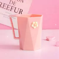 牙杯女学生漱口杯女生创意宿舍洗漱用品全套刷牙杯简约可爱ins风 三维工匠 绿色洗漱杯