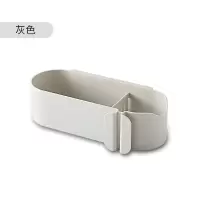 免打孔吹风机架卫生间厕所置物架电吹风挂架收纳架浴室风筒架支架 三维工匠 灰色储物架