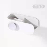 浴室吹风机架免打孔风筒架卫生间置物架壁挂式收纳架子电吹风挂架 三维工匠 裸粉色储物架