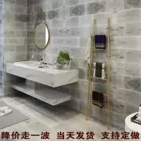 北欧梯子毛巾架落地式免打孔卫生间置物架浴室架收纳架挂衣架黑色 三维工匠 黑色储物架