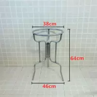 脸盆架老式盆架农村洗脸盆架子家用卫生间浴室三角落地盆架置物架 三维工匠 盆圈高73cm升级毛巾架钢皂盒储物架