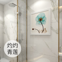 浴室壁画放衣服柜卫生间免打孔浴巾架置物架挂架毛巾收纳架壁挂式 三维工匠 [精灵小鸟]收藏加购多送一个贴片储物架