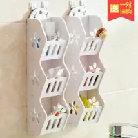 多层置物架浴室用品架子 卫生间储物架厕所挂架壁挂收纳架 三维工匠