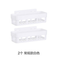 免打孔浴室置物架卫生间壁挂收纳篮墙上肥皂架毛巾架收纳架 三维工匠 常规款4个装粉色