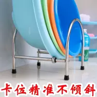 脸盆架不锈钢落地置物架厕所洗手间收纳架子放厨房卫生间浴室盆架 三维工匠浴室置物架