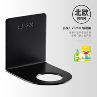 卫生间免打孔洗发水挂架壁挂浴室沐浴露置物架洗手液收纳架子墙上 三维工匠 不锈钢洗手液架小号+大号储物架