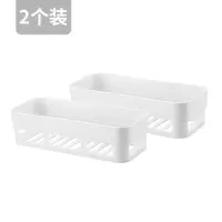 浴室置物架免打孔壁挂式厕所洗手间洗漱台用品三角架卫生间收纳架 三维工匠 浅咖(2个装)