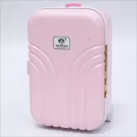 创意可爱存钱罐少女心儿童学生女网红行李箱储蓄罐桌面摆件储钱罐 三维工匠