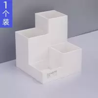 笔筒北欧创意时尚桌面收纳盒办公室成人笔架桌面收纳空间笔筒可爱学生文具用品简约个性多功能笔盒 三维工匠 四维笔筒-天空蓝