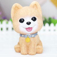 傻狗摆件男孩大容量家居摆设大号宝宝储蓄罐创意储钱罐 三维工匠 柴犬(可放700币)