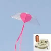 爱心天使情侣爱情风筝婚纱摄影拍照专用创意 三维工匠