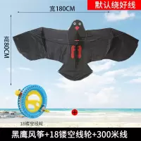 三维工匠潍坊2020年新款儿童卡通小风筝微风易飞大型风筝线轮蝴蝶老鹰创意 三 1.5米红色金鱼+18水晶镂空线轮+3