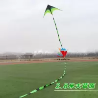 潍坊风筝大原风筝成型三角长尾风筝微风儿童小型易飞创意 三维工匠 大号风筝+30米尾巴