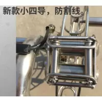 2019年新款潍坊不锈钢风筝带刹车线轮大轴承线盘创意 三维工匠 42带刹车大五导3.0kg