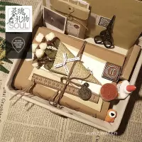 时光痕DIY手工相册文艺复古影集创意情侣纪念成长情人节 三维工匠