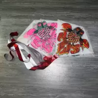 潍坊风筝十字串风筝10只串30只串卡通儿童风筝微风好飞送线创意 三维工匠 蜻蜓30只串+100米线板