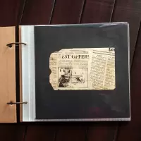 手工DIY插页式相册本 覆膜粘贴式家庭纪念册照片书情侣手绘回忆录 三维工匠 白色封面:白卡内页+diy配件礼盒