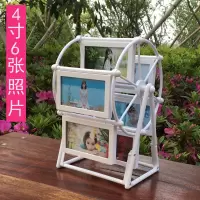 相册创意diy手工纪念册送闺蜜男友情侣浪漫照片定制 个性生日 三维工匠 中号6张照片(组装好的)