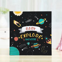 三维工匠相册自粘式覆膜大容量家庭装宝宝幼儿园自制成长记录diy相册本旅游纪念册创意手工粘贴式情侣恋爱影集收藏册 18寸我