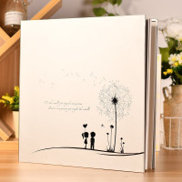 相册diy手工创意情侣浪漫纪念册覆膜家庭粘贴式照片影集自粘本 三维工匠 12寸小—童趣飞机