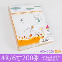 4R相册影集6寸相册200张居家庭宝宝影集插页式PP像册5寸塑封无盒 三维工匠 8210-绿色-6寸200张