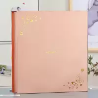 相册影集6寸650张过塑插页式大容量时尚玫瑰金相册本纪念册家庭 三维工匠 秘密花园- 盒装容量400张