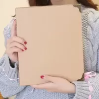 diy相册diy手工牛皮纸内环情侣粘贴式影集韩国创意宝贝成长纪念册 三维工匠 纯牛皮相册(中号)-牛皮内页
