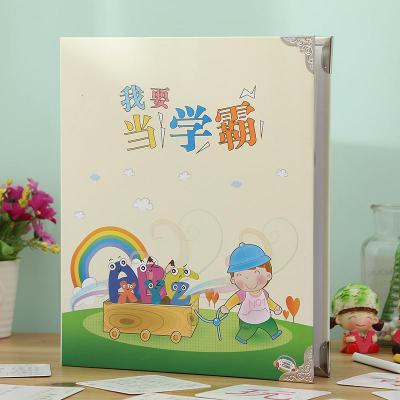 三维工匠识字卡片收集册幼儿园小学儿童宝宝收藏认字卡片123 300张容量卡册—我要当学霸-男+(一年级下册字卡) 50张