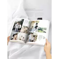 三维工匠毕业照片书diy相册本手工制作生日定制相册影集情侣书纪念册 [轻奢升级款]精装照片书 40P(建议入册50-10