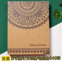 异地恋高铁动车票根收藏册车票电影票收纳本收集夹3寸相册 三维工匠 时光不复返(8格40页)