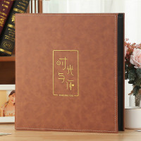 6寸800张过塑可放相册影集相册本纪念册插页式大容量情侣家庭 三维工匠 6寸800张[光阴的故事]贵族绿