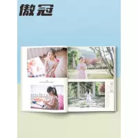 照片书相册创意情侣浪漫定制diy制作毕业纪念册影集生日宝宝 三维工匠 锁线升级款硬壳封面覆膜 40p(50-80图)