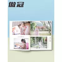 照片书相册创意情侣浪漫定制diy制作毕业纪念册影集生日宝宝 三维工匠 锁线款硬壳封面覆膜12寸 40p(50-80图)