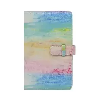PU时尚碎花3寸96张照片相册拍立得相机liplay mini8 9 25 70 90用 三维工匠 西瓜红火烈鸟