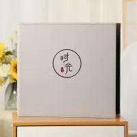 相册影集diy相册本宝宝纪念册粘贴式覆膜家庭手工情侣大容量 三维工匠 文艺皮面--时光匆匆灰色[120面内页]