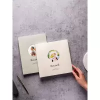 相册定制悦彩照片书宝宝儿童成长记录册手工制作diy生日影集 三维工匠 方册10寸 30P入册30-120张照片