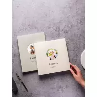 相册定制悦彩照片书宝宝儿童成长记录册手工制作diy生日影集 三维工匠 方册8寸 20P入册20-80张照片