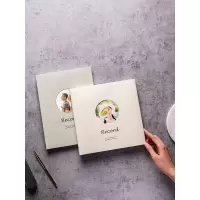相册定制悦彩照片书宝宝儿童成长记录册手工制作diy生日影集 三维工匠 方册8寸 30P入册30-120张照片