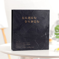 相册影集相册本纪念册插页式5寸6寸800张大容量家庭小清晰简约 三维工匠 天使宝贝-黑-5寸800张